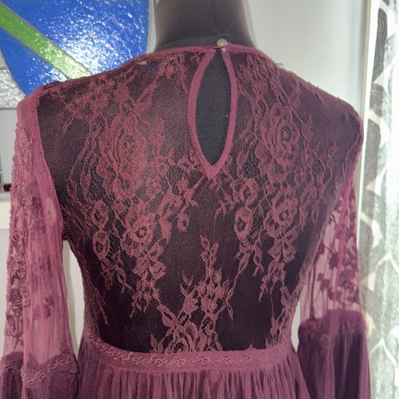 American Eagle Boho Lace Top SZ XS - Picture 7 of 11